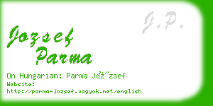 jozsef parma business card